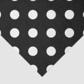 HAMbyWGブラックw任意のカラー水玉模様 薄葉紙 (詳細)