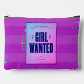 HAMbyWGメイクアップバッグ「Girl Wanted」 アクセサリーポーチ (正面)
