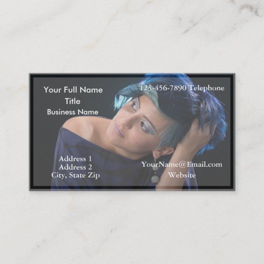 HAMbyWG写真（カレンダー付き） 名刺 (正面)