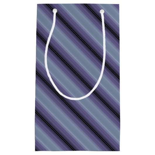 HAMbyWG抱き枕 – ラベンダーグラディエントストライプ スモールペーパーバッグ (正面)