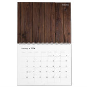 HAMbyWG木材鑑賞カレンダー カレンダー (1月 2026)