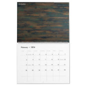 HAMbyWG木材鑑賞カレンダー カレンダー (2月 2026)