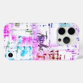 HAMbyWG製 ホワイトミックス ダストレス加工 iPhoneケース Case-Mate iPhoneケース (裏面 (横))