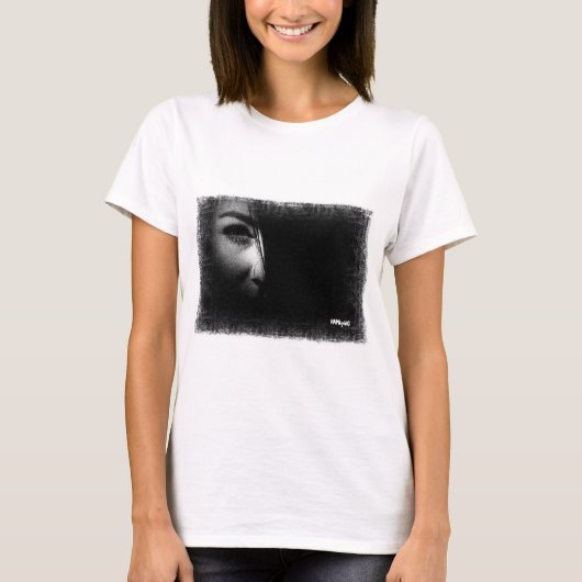 HAMbyWG長袖T – ハーフ顔ルックス描 Tシャツ (正面)