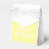 HAMbyWG – お気に入りボックス – Yellow Gingham – あなたの言葉 フェイバーボックス (正面サイド)