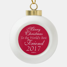 HAMbyWG -オーナメント最高の- Friend セラミックボールオーナメント