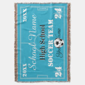 HAMbyWG – カスタマイズ可能なサッカー スローブランケット (正面縦)