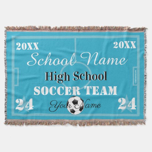 HAMbyWG – カスタマイズ可能なサッカー スローブランケット (正面)