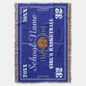 HAMbyWG – カスタマイズ可能なバスケットボール スローブランケット (正面縦)