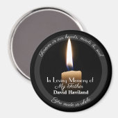 HAMbyWG – キャンドルマグネット(文字付) マグネット (正面/裏面)