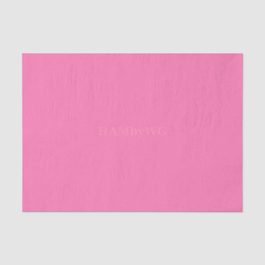 Hambywg – ギフトティッシュ – ピンク 薄葉紙 (正面)
