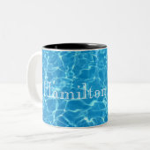 HAMbyWG – コーヒーマグ – さわやかな水 ツートーンマグカップ (正面左)