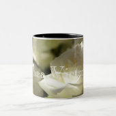 HAMbyWG – コーヒーマグ – ホワイトローズ ツートーンマグカップ (中央)