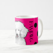 HAMbyWG – コーヒーマグ – Bella Poodle コーヒーマグカップ (正面右)