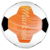 HAMbyWG – サッカーボール – オレンジスワール (回転)
