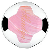 HAMbyWG – サッカーボール – ピンクピーチスワール (回転)