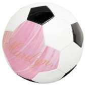 HAMbyWG – サッカーボール – ピンクピーチスワール (3/4)