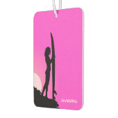 HAMbyWG – サーファーガールモノグラム カーエアーフレッシュナー (左)