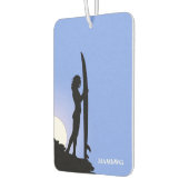 HAMbyWG – サーファーガールモノグラム カーエアーフレッシュナー (左)