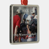 HAMbyWG – シルバーのフォトオーナメント メタルオーナメント (右)