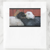 HAMbyWG – シール – 黒い羊の白い羊 (バッグ)