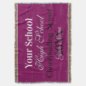 HAMbyWG – チアリーダーまたはクラブブランケット スローブランケット (正面縦)