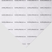 HAMbyWG -ティッシュペーパー – 署名ロゴ 薄葉紙 (詳細)