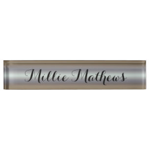 HAMbyWG – デスク名プレート – 白グラデーション デスクネームプレート