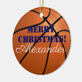 HAMbyWG – バスケットボール セラミックオーナメント (左)
