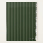 HAMbyWG – フォトデイリープランナー – 任意の色のストライプ プランナー手帳 (裏面)