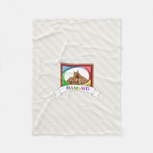 HAMbyWG -フリースブランケット素晴らし – リス フリースブランケット (正面)