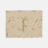 HAMbyWG -フリースブランケット – 私は男だ フリースブランケット (正面(横))