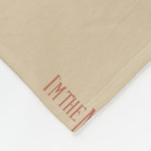 HAMbyWG -フリースブランケット – 私は男だ フリースブランケット (角)