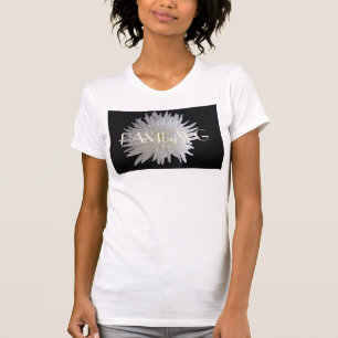 HAMbyWG ホワイト ダリア Tシャツ