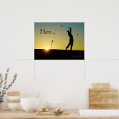 HAMbyWG – ポスター – ゴルファー・イン・サンセット (キッチン)