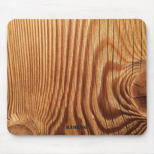 HAMbyWG – マウスパッド – ウッドイメージ – ナチュラル (正面)