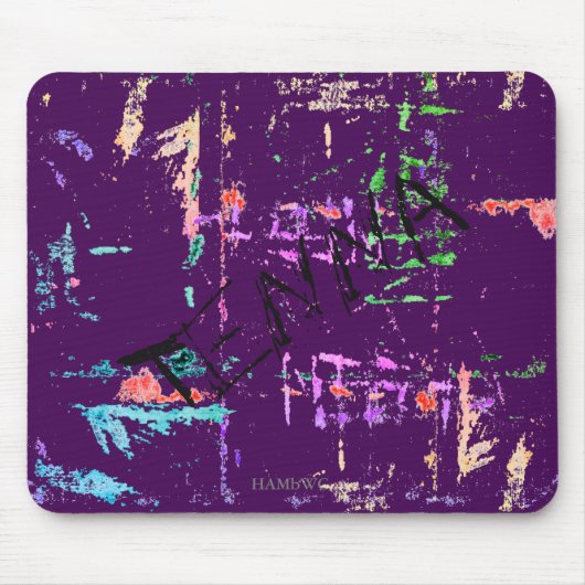 HAMbyWG – マウスパッド – 動揺して (正面)