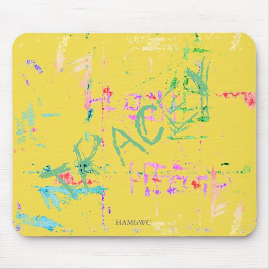 HAMbyWG – マウスパッド – 動揺して (正面)