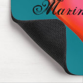 HAMbyWG – マウスパッド – 赤いハート (コーナー)