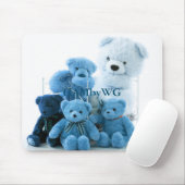 HAMbyWG – マウスパッド – Blue Teddy Bears (マウス)