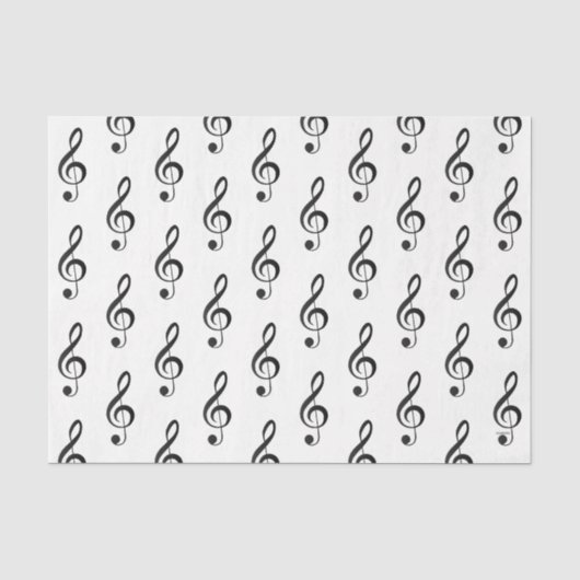 HAMbyWG -ミュージカルノートGクレフ、 音符記号- 薄葉紙 (正面)