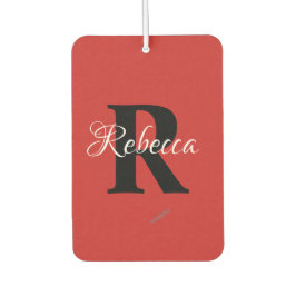 HAMbyWG – モノグラム付きハート カーエアーフレッシュナー