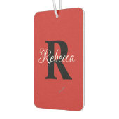 HAMbyWG – モノグラム付きハート カーエアーフレッシュナー (左)