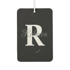 HAMbyWG – モノグラム付きハート カーエアーフレッシュナー