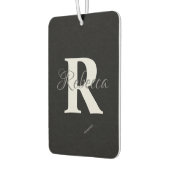 HAMbyWG – モノグラム付きハート カーエアーフレッシュナー (左)