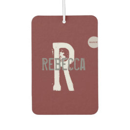 HAMbyWG – モノグラム付きハート カーエアーフレッシュナー