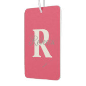 HAMbyWG – モノグラム付きハート カーエアーフレッシュナー (左)