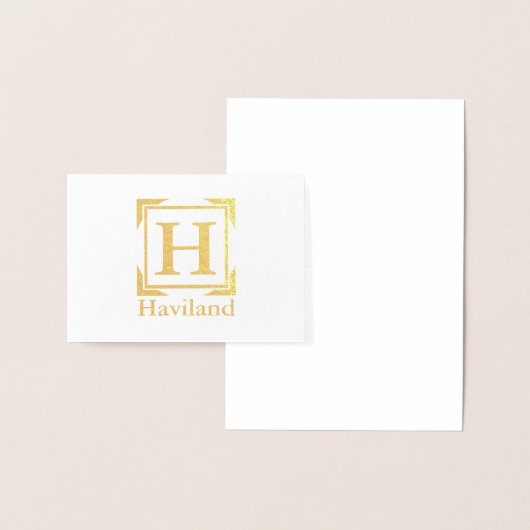 HAMbyWG モノグラム 箔カード (ディスプレー)