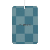HAMbyWG – 任意の色2トーンエア市松模様にフレッシュナー カーエアーフレッシュナー (正面)