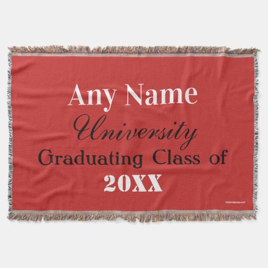 HAMbyWG – 卒業クラスブランケット スローブランケット (正面)